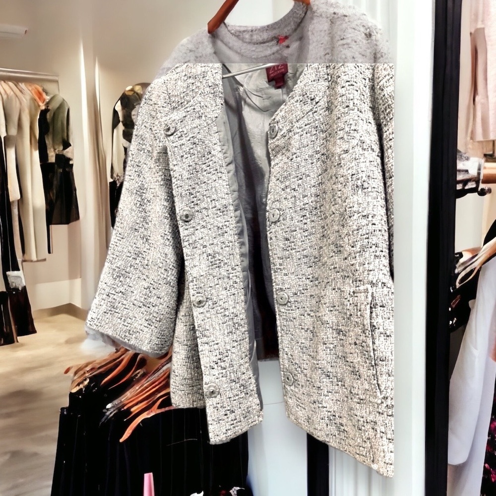 212 Collection lightweight dress coat. - Picture 3 of 10